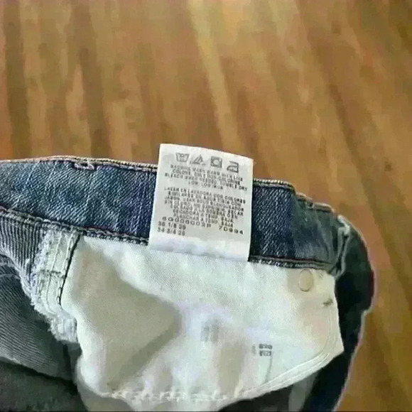 Lee relaxed straight Leg at the waist denim women's jeans size 14 petite - Picture 9 of 9